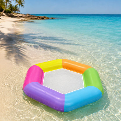 Inflatable Pool Floating Sofa With Headrest, Large Water Lounger For Adults Teens/Youth, Summer Beach Pool Party