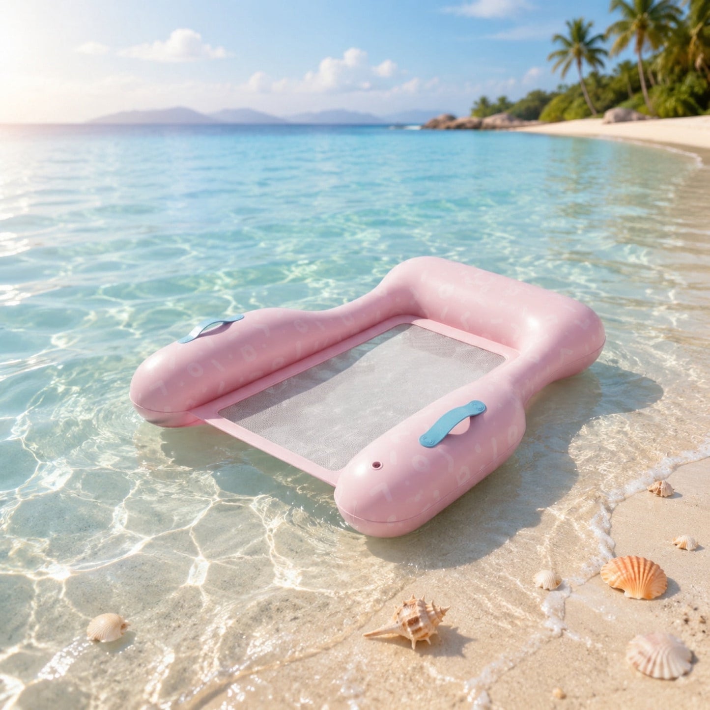 Inflatable Pool Floating Sofa With Headrest, Large Water Lounger For Adults Teens/Youth, Summer Beach Pool Party