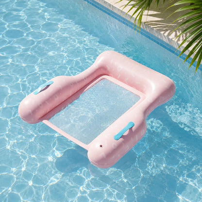 Inflatable Pool Floating Sofa With Headrest, Large Water Lounger For Adults Teens/Youth, Summer Beach Pool Party