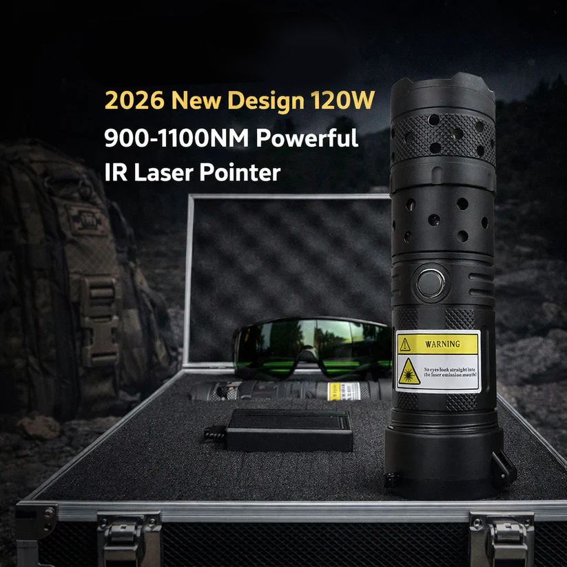 🔥 2026 Brand New 120W 900-1100nm High-Power IR Laser Pointer🪓