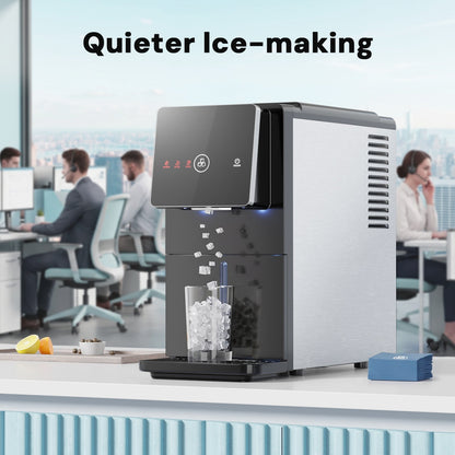 Kismile 33lbs Countertop Nugget Ice Maker 58015RIM0-BLACK - Kismile